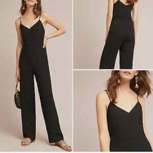 Anthropologie Spaghetti Strap Jumpsuit
